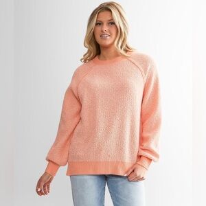EUC BKE Neon Nubby Pullover Sweater